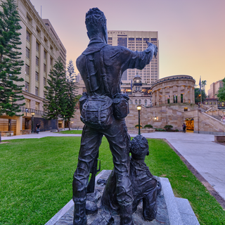 Vietnam War Memorial statue in ANZAC Square-Brisbane Unexpected-Brisbane Tours-Brisbane Must Do-What To Do In Brisbane